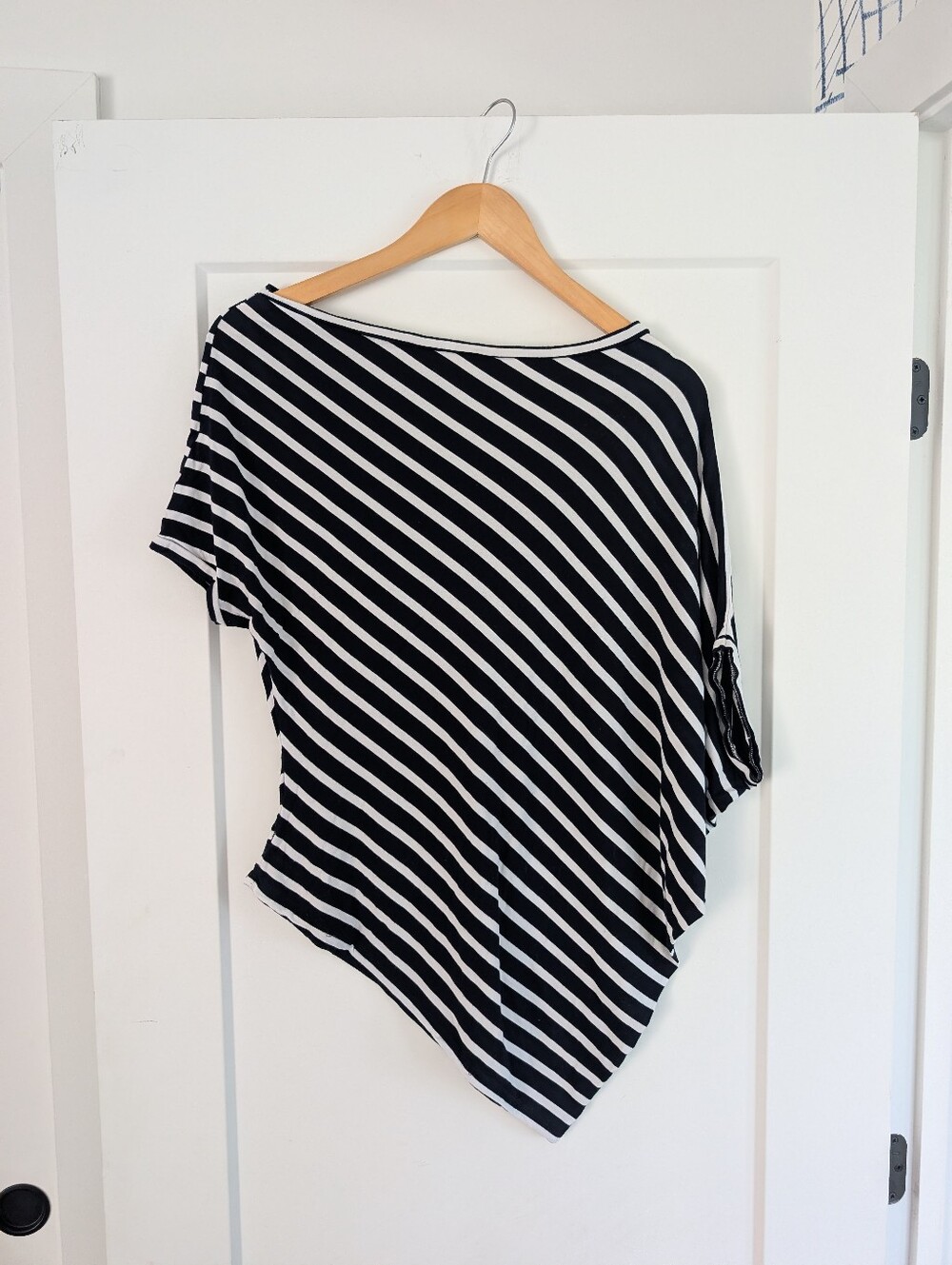 Asymmetrical Striped Top | Made In Canada